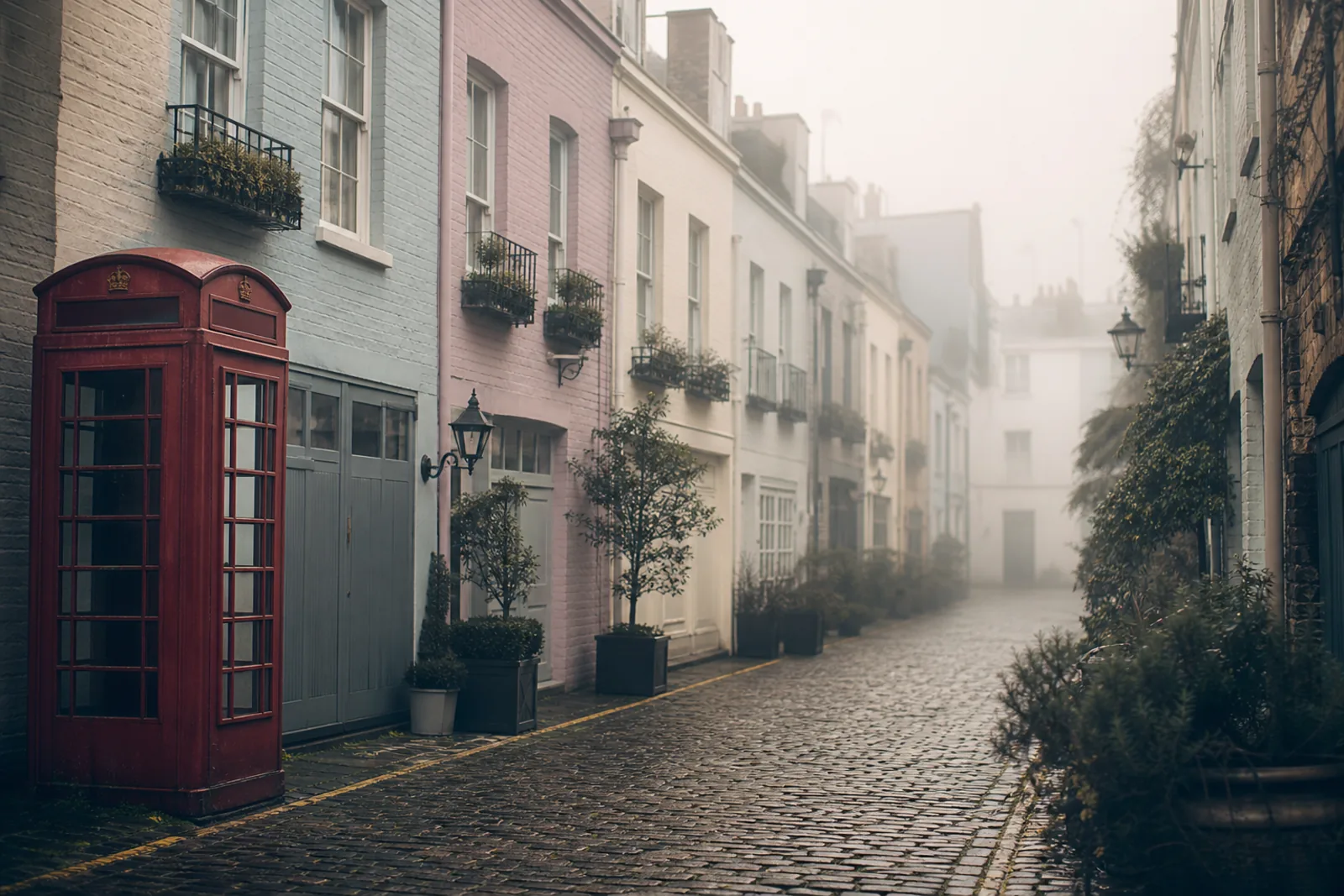 London vintage scene