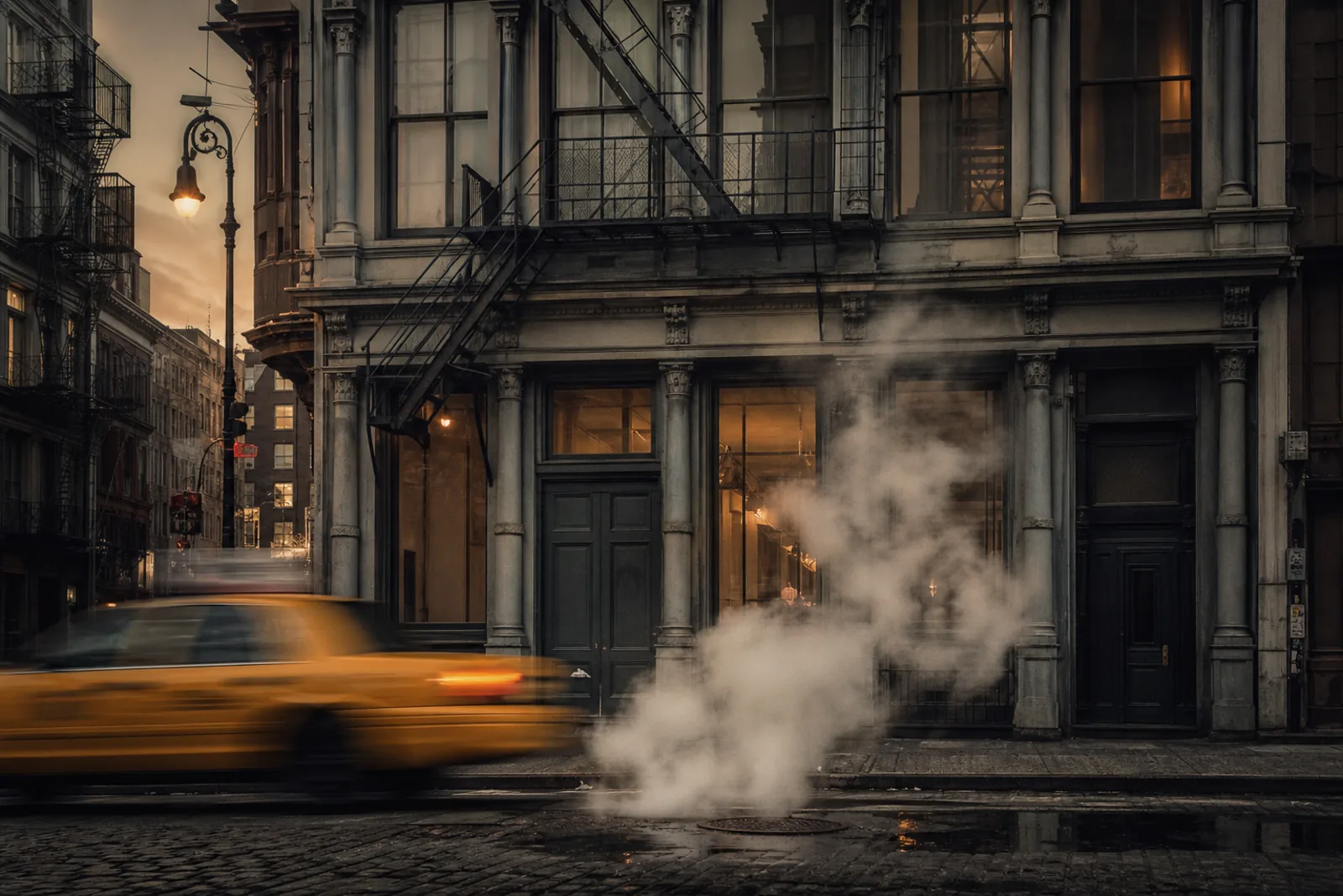 New York vintage scene