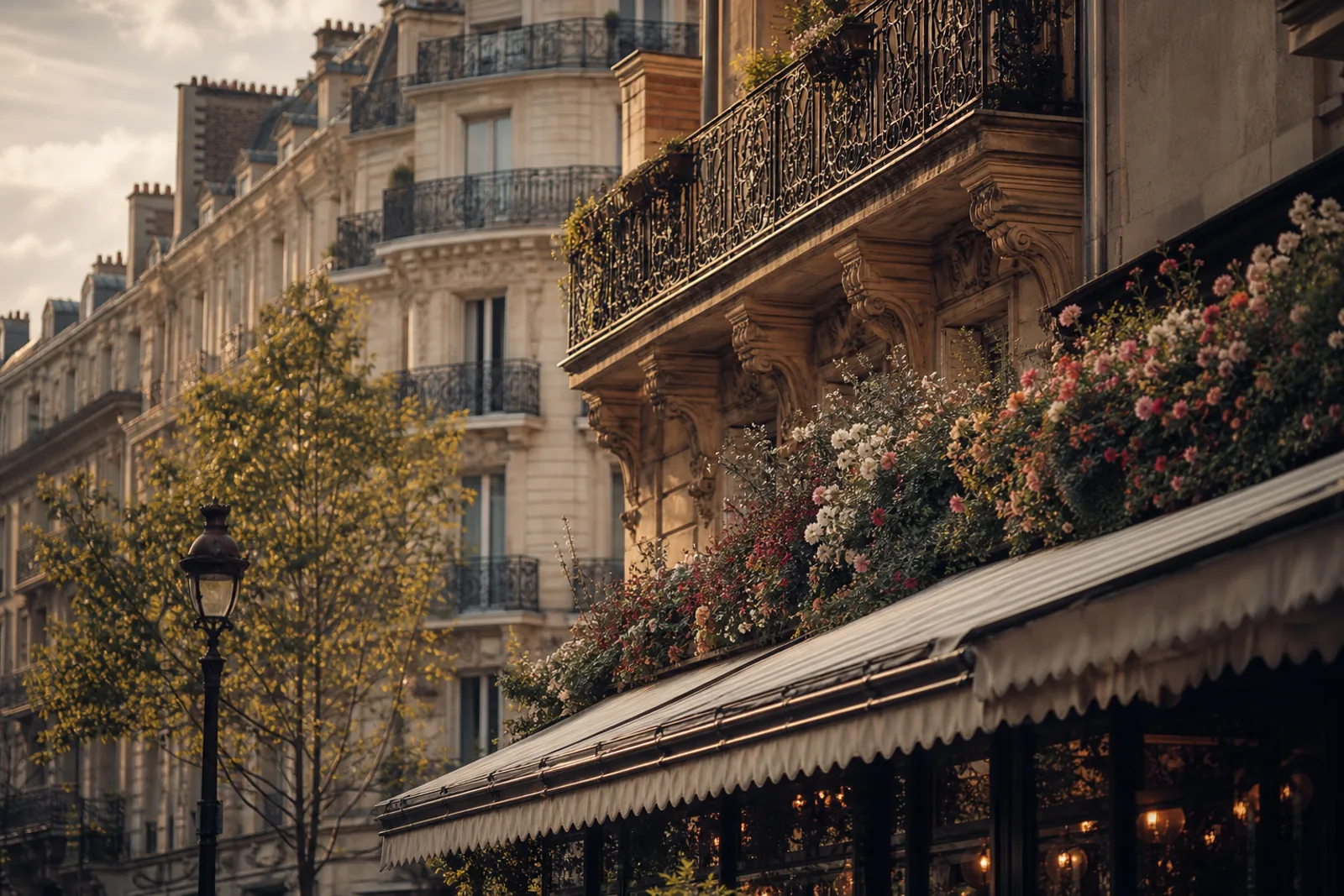 Paris vintage scene